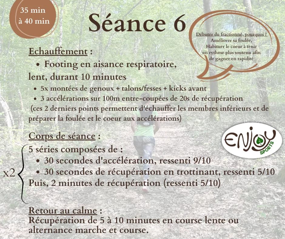 Reprise course Etape 7