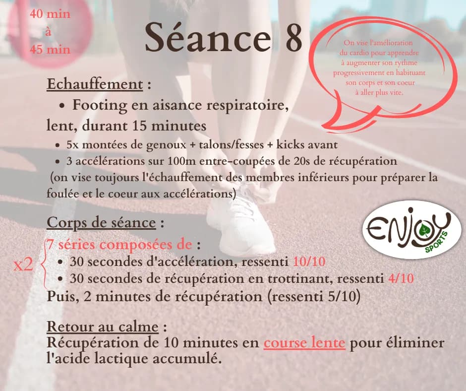 Reprise course Etape 9